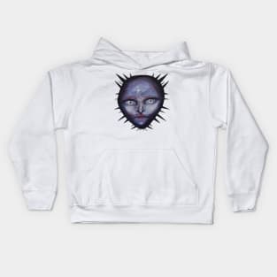 Mystic Face | Creature Monster | Look Into my soul Kids Hoodie